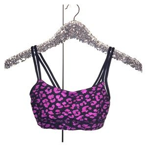Lululemon leopard sports bra